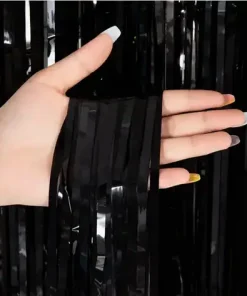 Шторка з дощику чорний