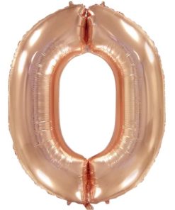 Кулька-цифра “0” рожеве золото
