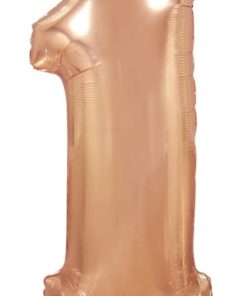 Кулька-цифра “1” рожеве золото