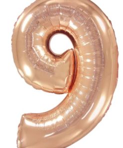 Кулька-цифра “9” рожеве золото