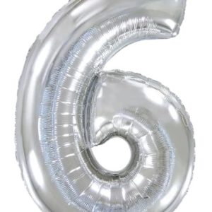 Кулька-цифра “6” срібло