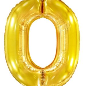 Кулька-цифра “0” золото