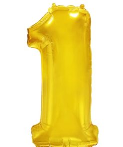 Кулька-цифра “1” золото