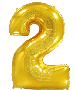 Кулька-цифра “2” золото