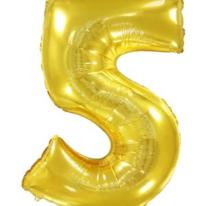 Кулька-цифра “5” золото