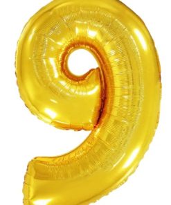 Кулька-цифра “9” золото