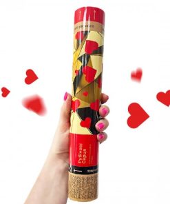 Хлопавка 30 см Рубінові серця Maxsem